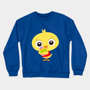 easter baby chick Crewneck Sweatshirt